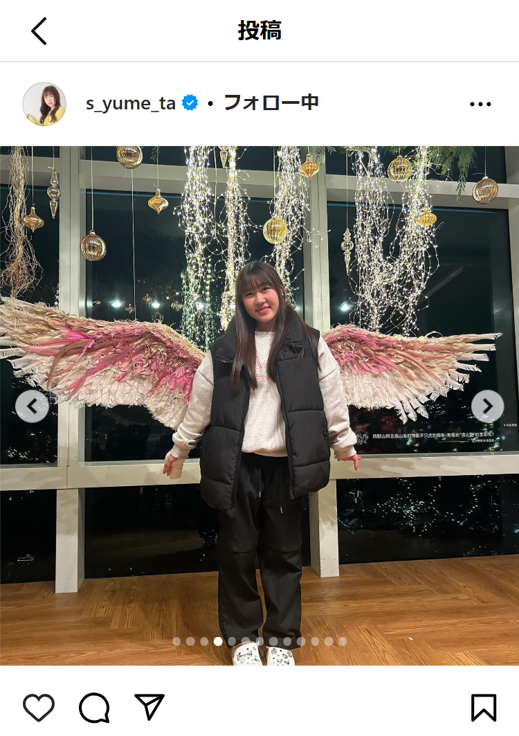 鈴木夢のインスタグラムから