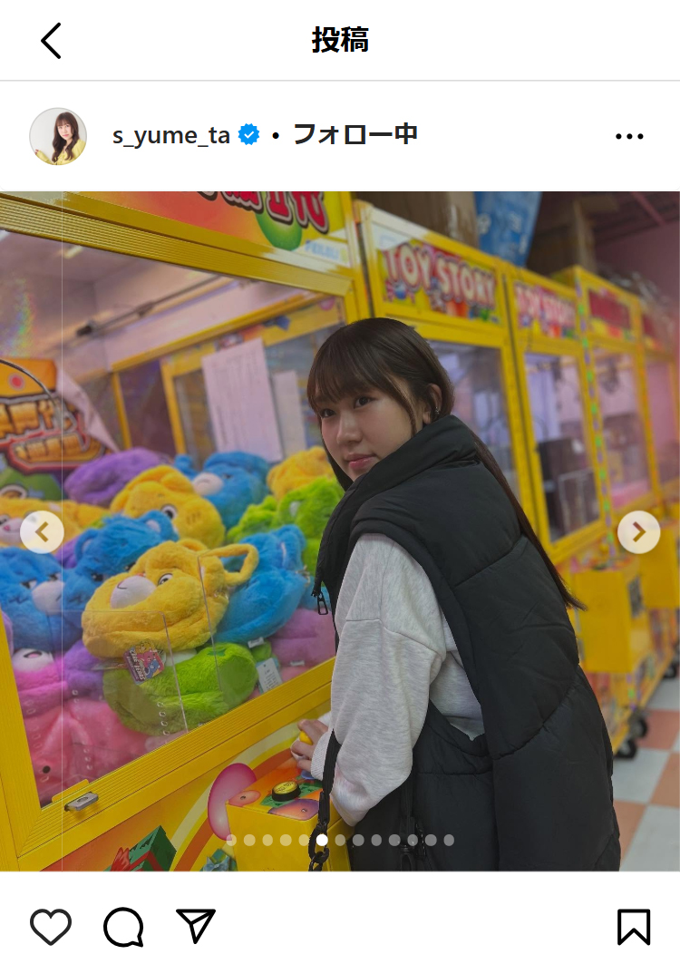 鈴木夢のインスタグラムから