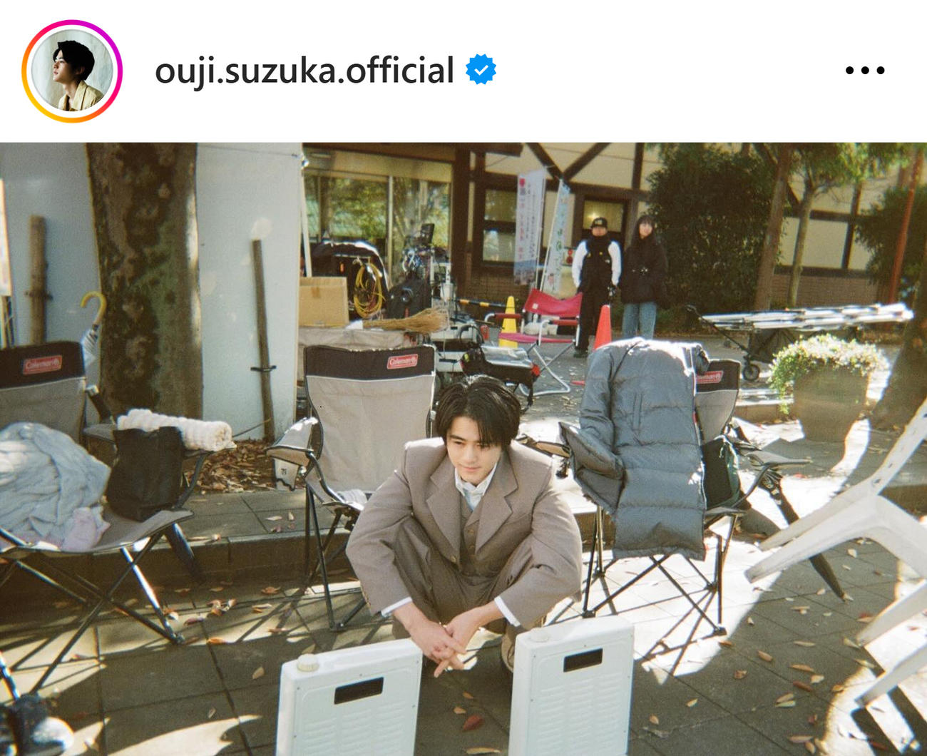鈴鹿央士のインスタグラムから