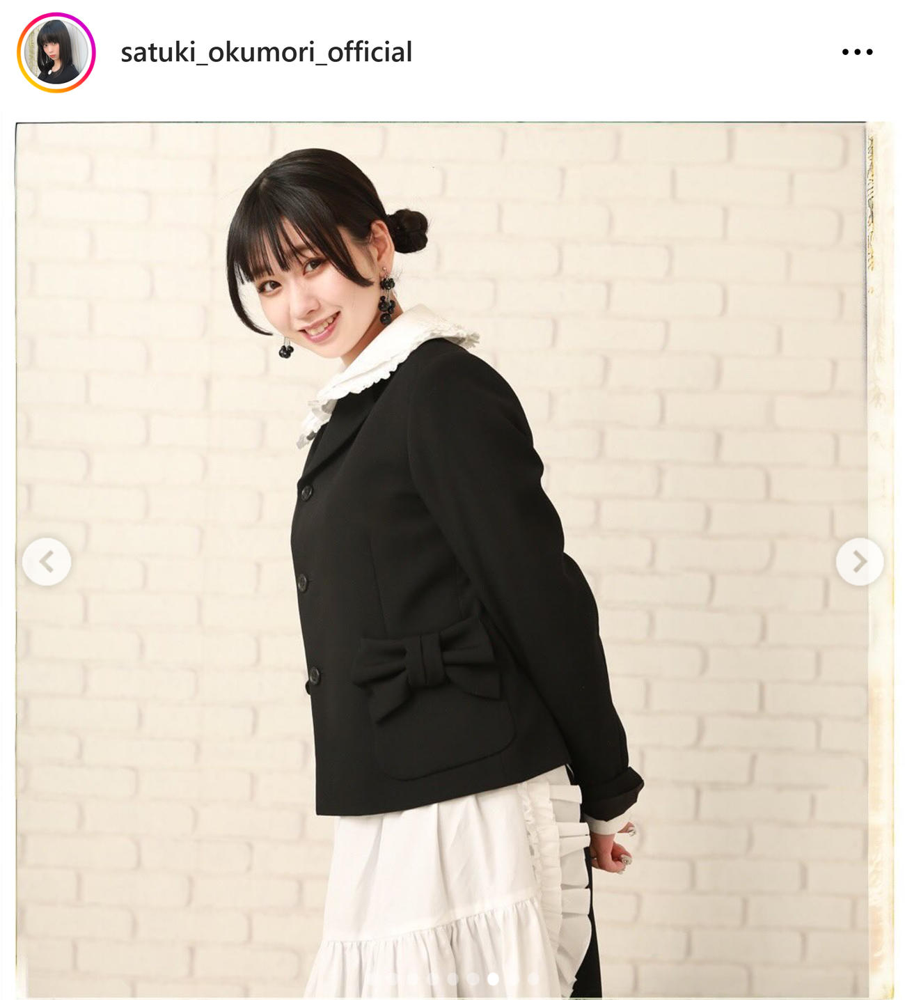 奥森皐月のインスタグラムから