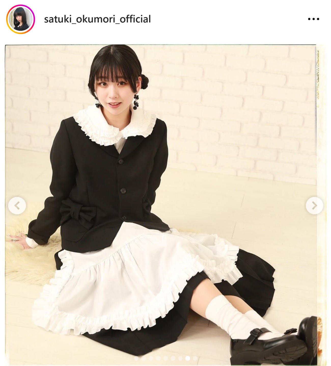 奥森皐月のインスタグラムから