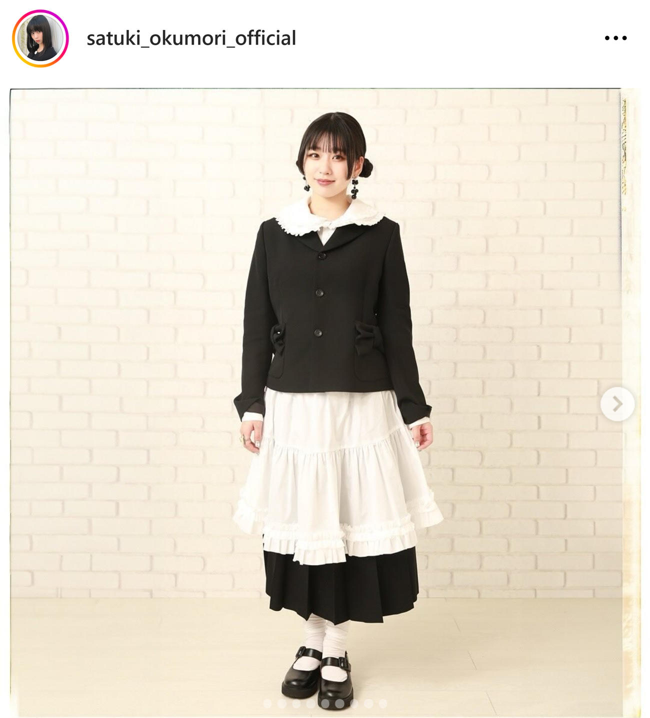 奥森皐月のインスタグラムから