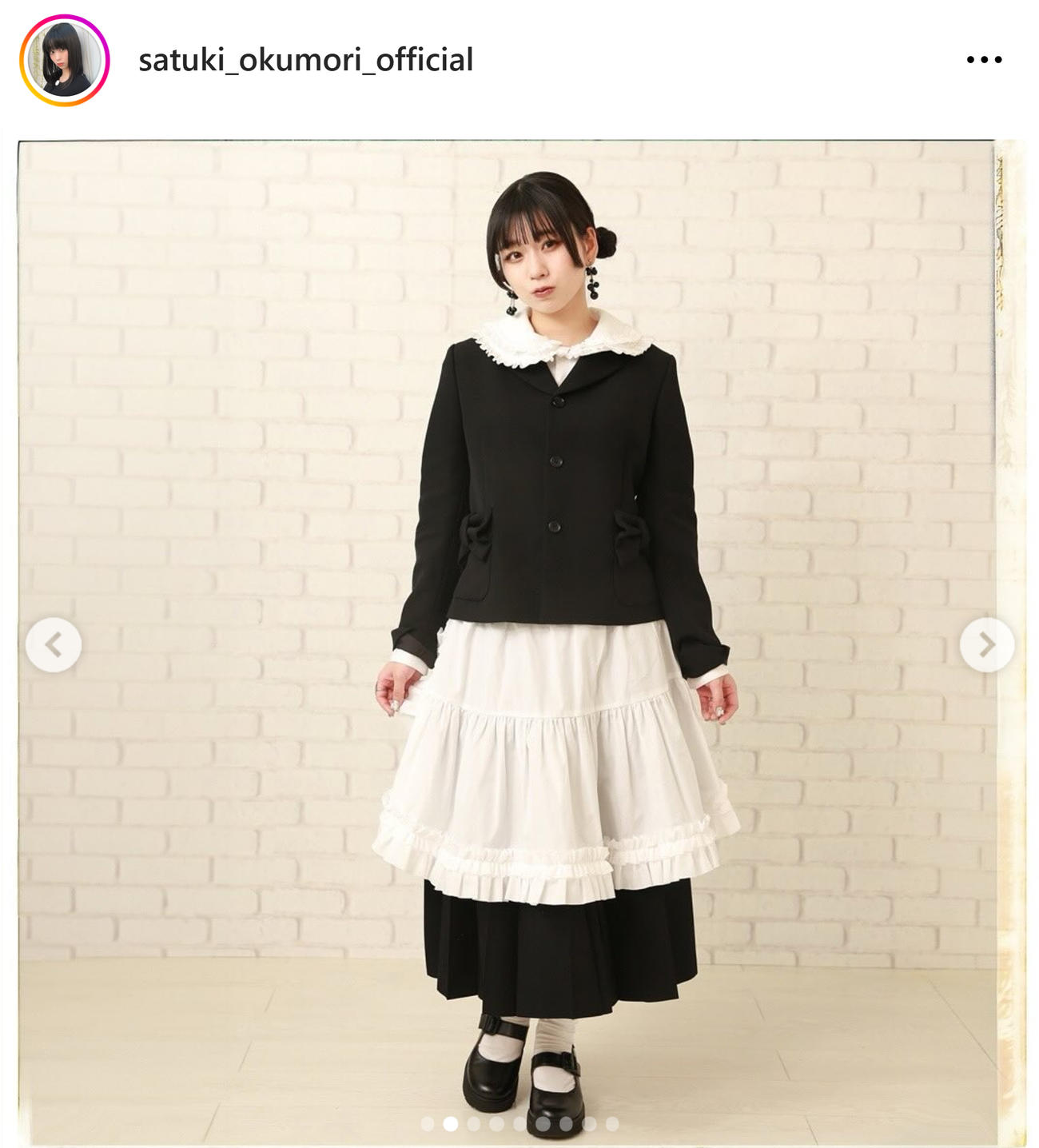 奥森皐月のインスタグラムから