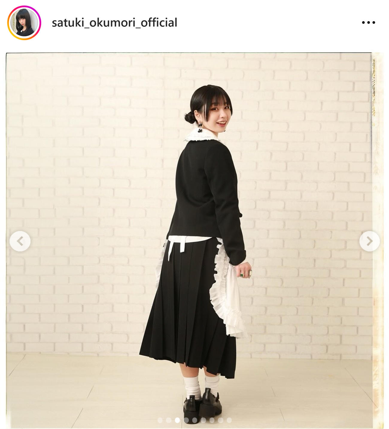 奥森皐月のインスタグラムから