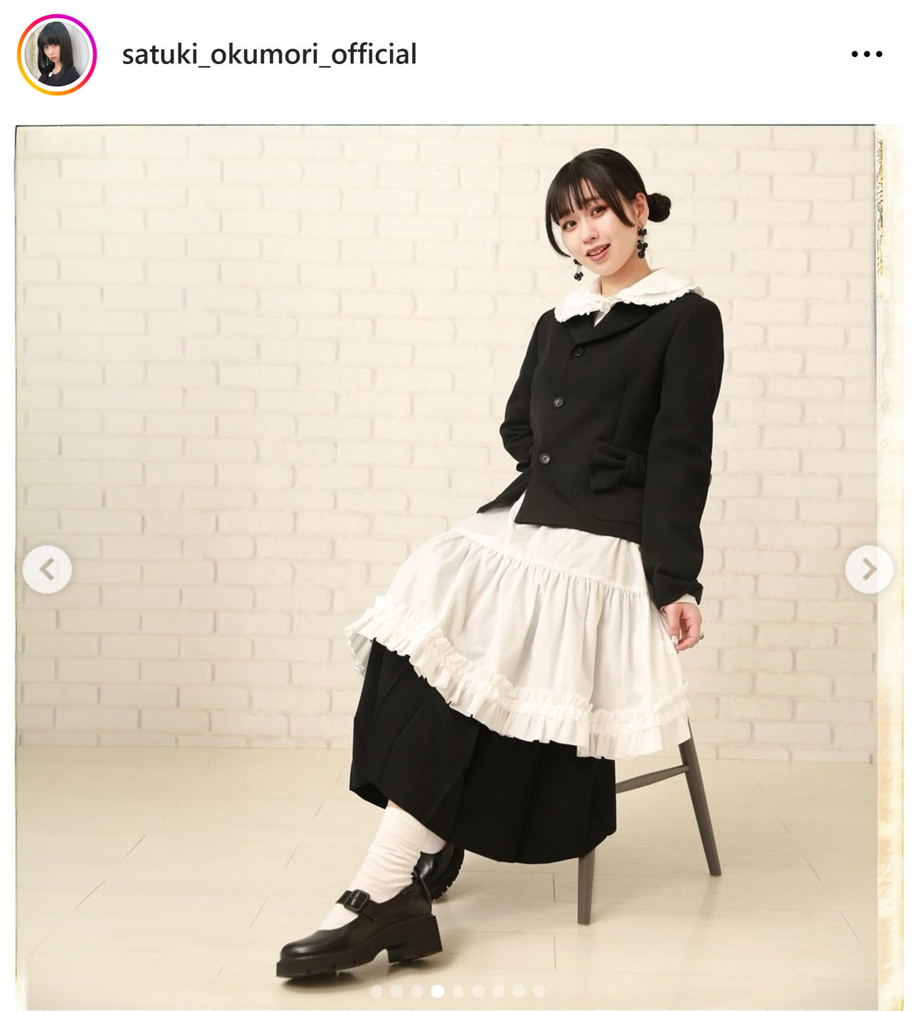 奥森皐月のインスタグラムから