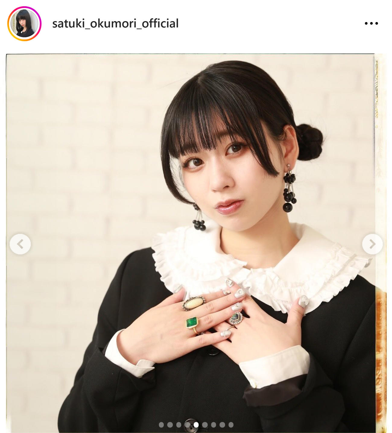奥森皐月のインスタグラムから