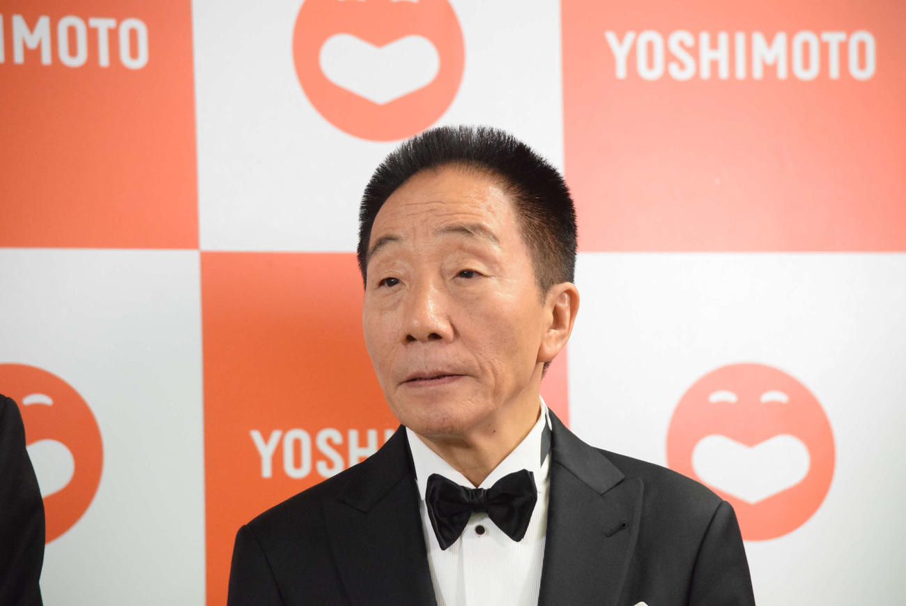 上方漫才協会の中田カウス会長（撮影・阪口孝志）