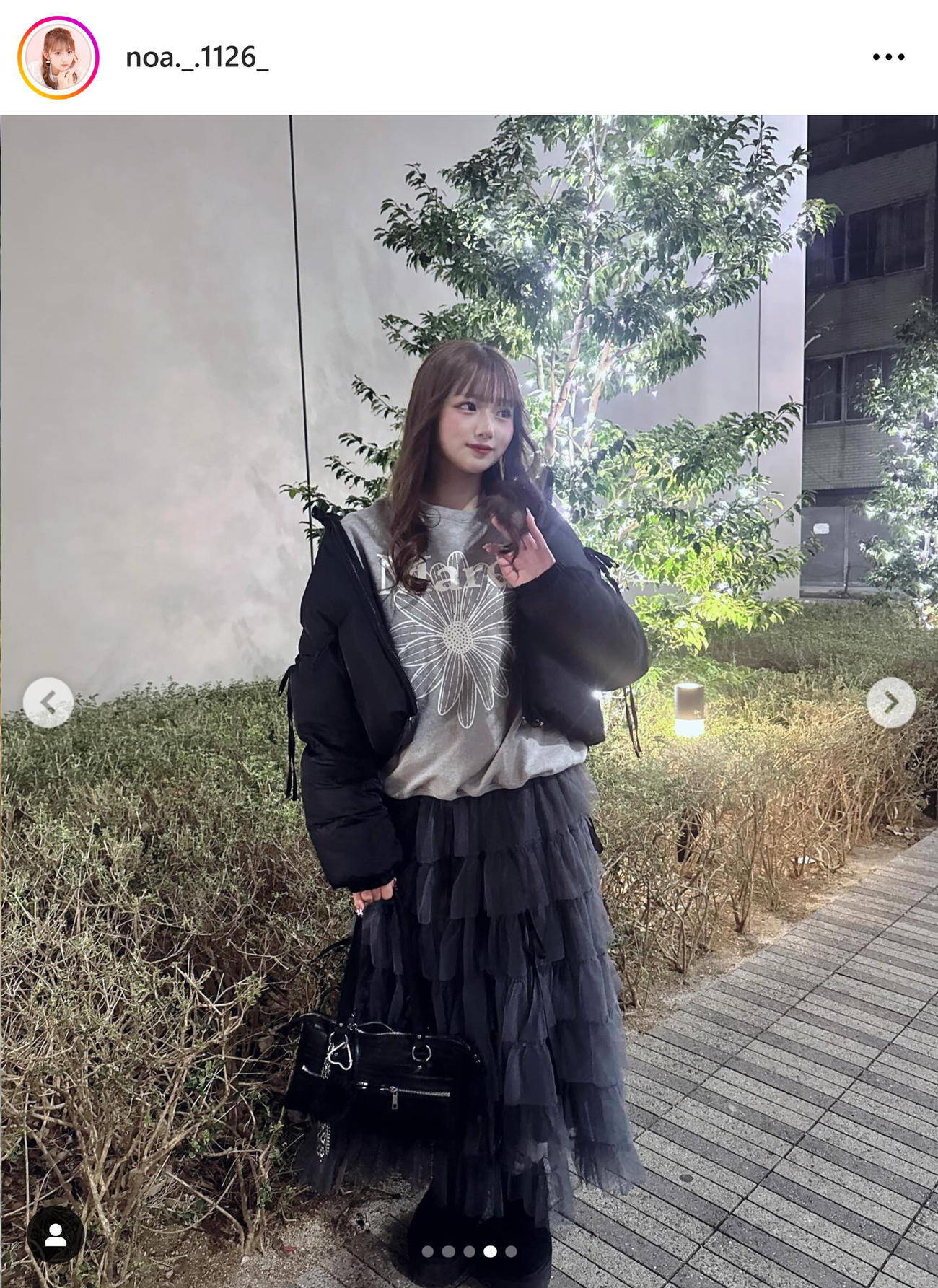 希空のインスタグラムから