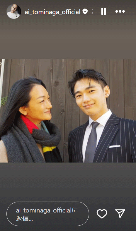 冨永愛のインスタグラムから