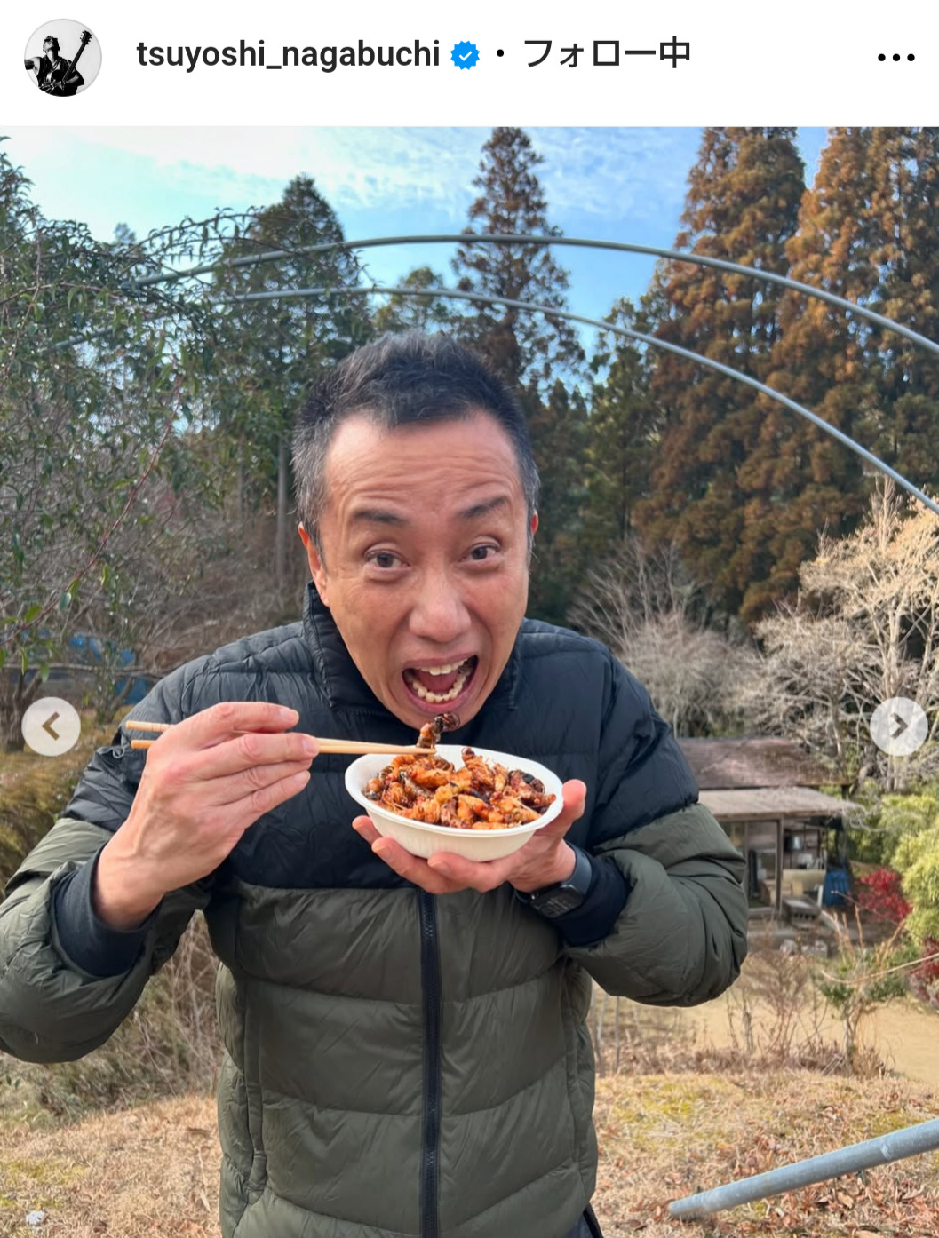 長渕剛のインスタグラムから