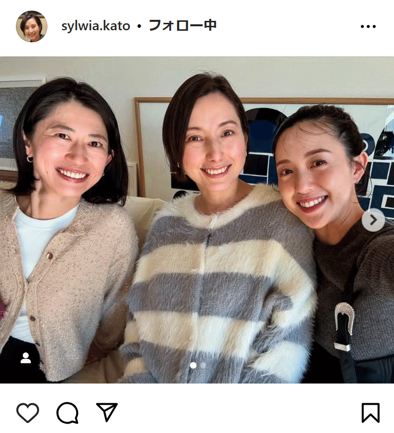 加藤シルビアアナのインスタグラムから