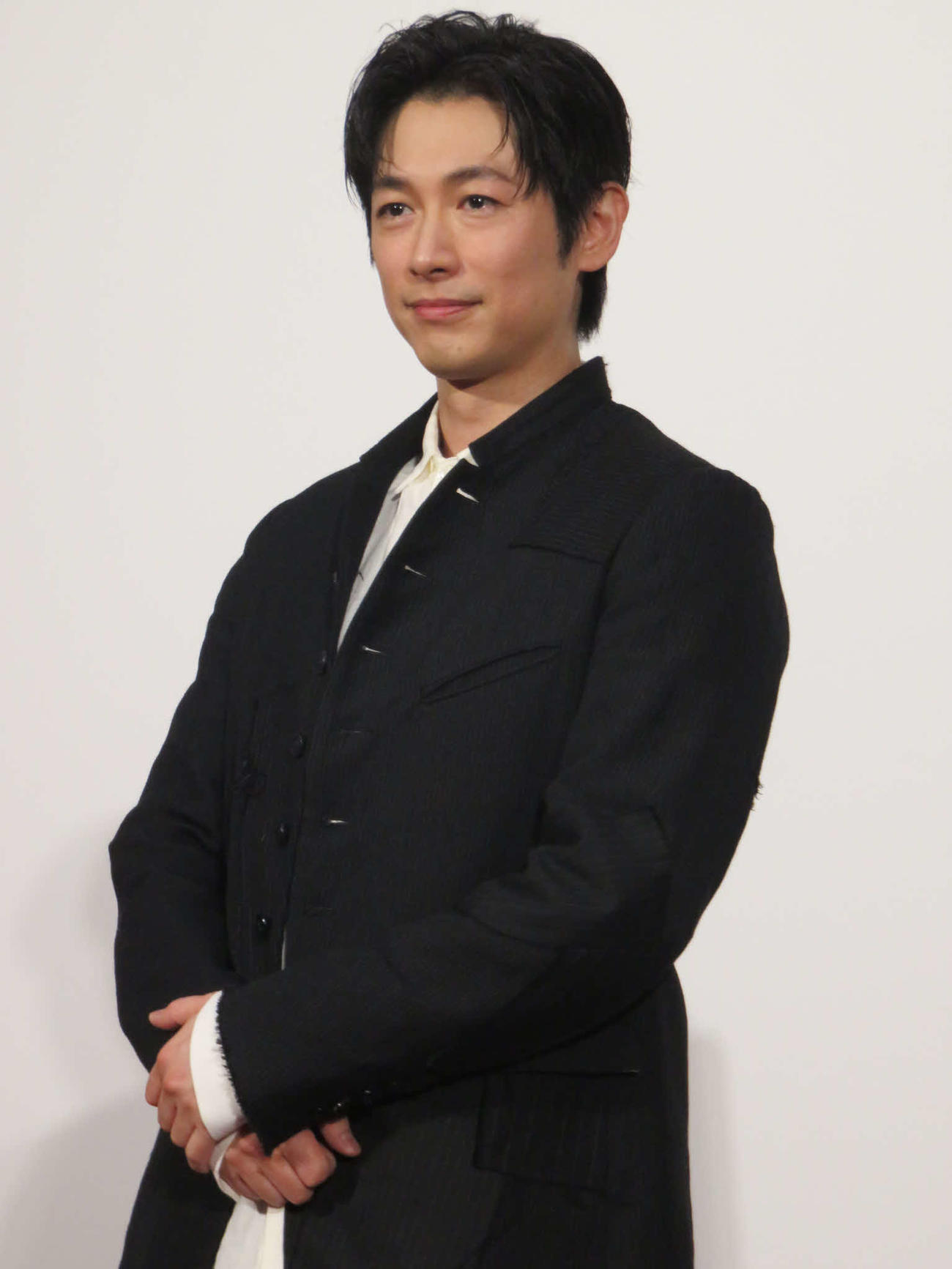 NHK BS特集ドラマ「正直不動産　ミネルヴァ　スペシャル」の制作発表に出席したディーン・フジオカ