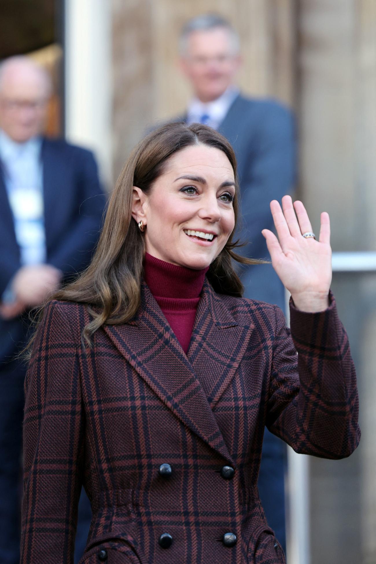 ロイヤル・マースデン病院を訪問するキャサリン皇太子妃（ロイター）