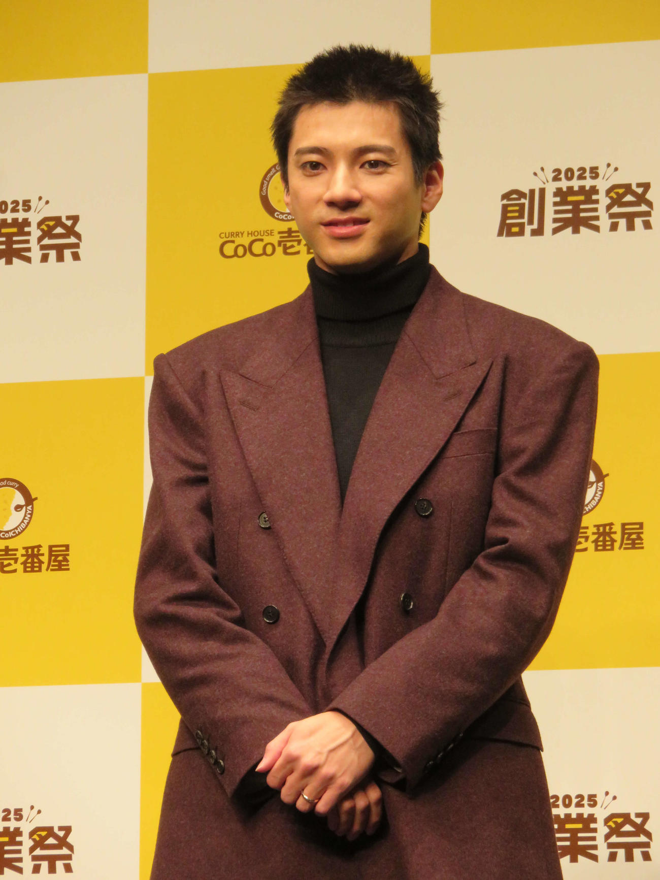 カレーハウスCoCo壱番屋の監修メニュー発表会に出席した山田裕貴