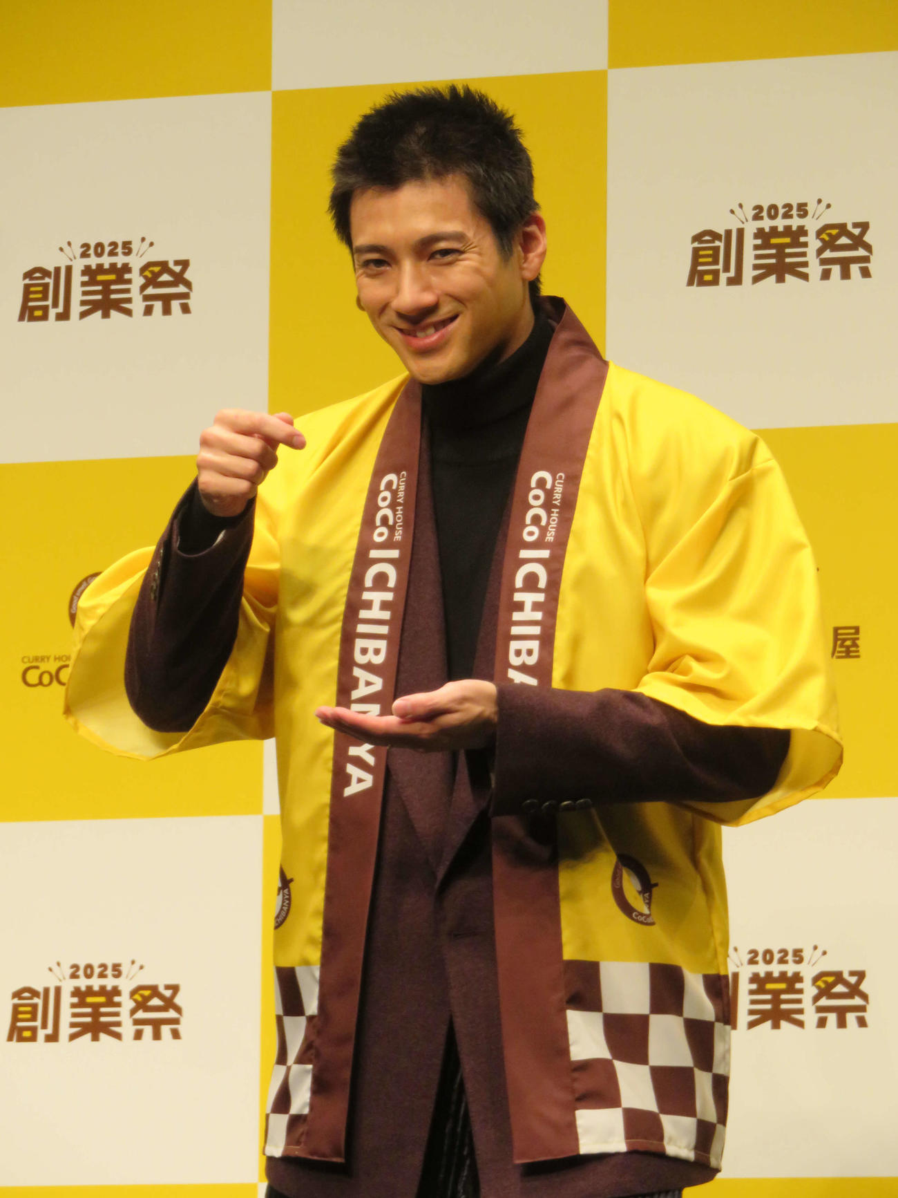 カレーハウスCoCo壱番屋の監修メニュー発表会に出席した山田裕貴