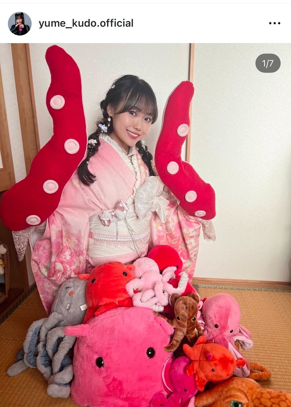 Juice＝Juice工藤由愛のインスタグラムから