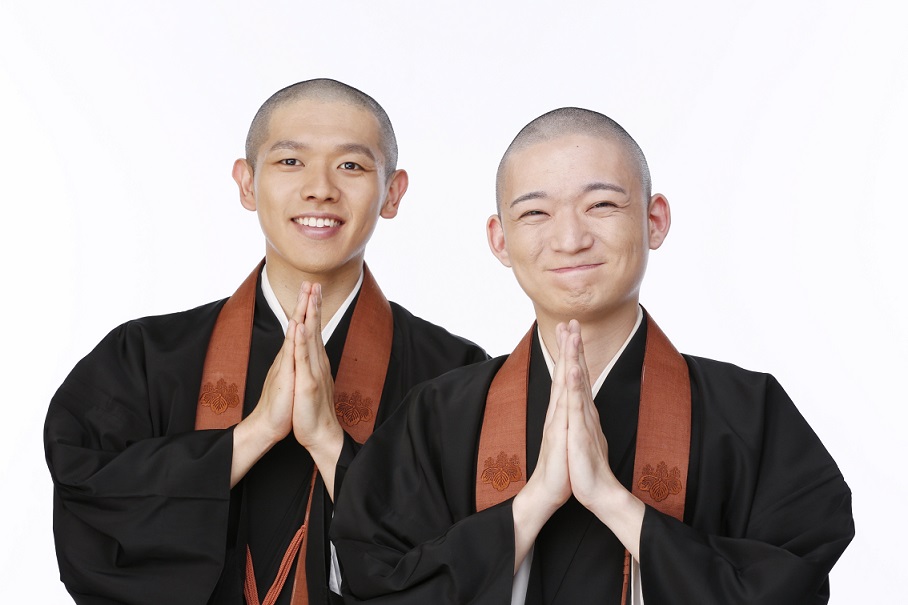 観音日和の築山弘知（左）と工藤弘道