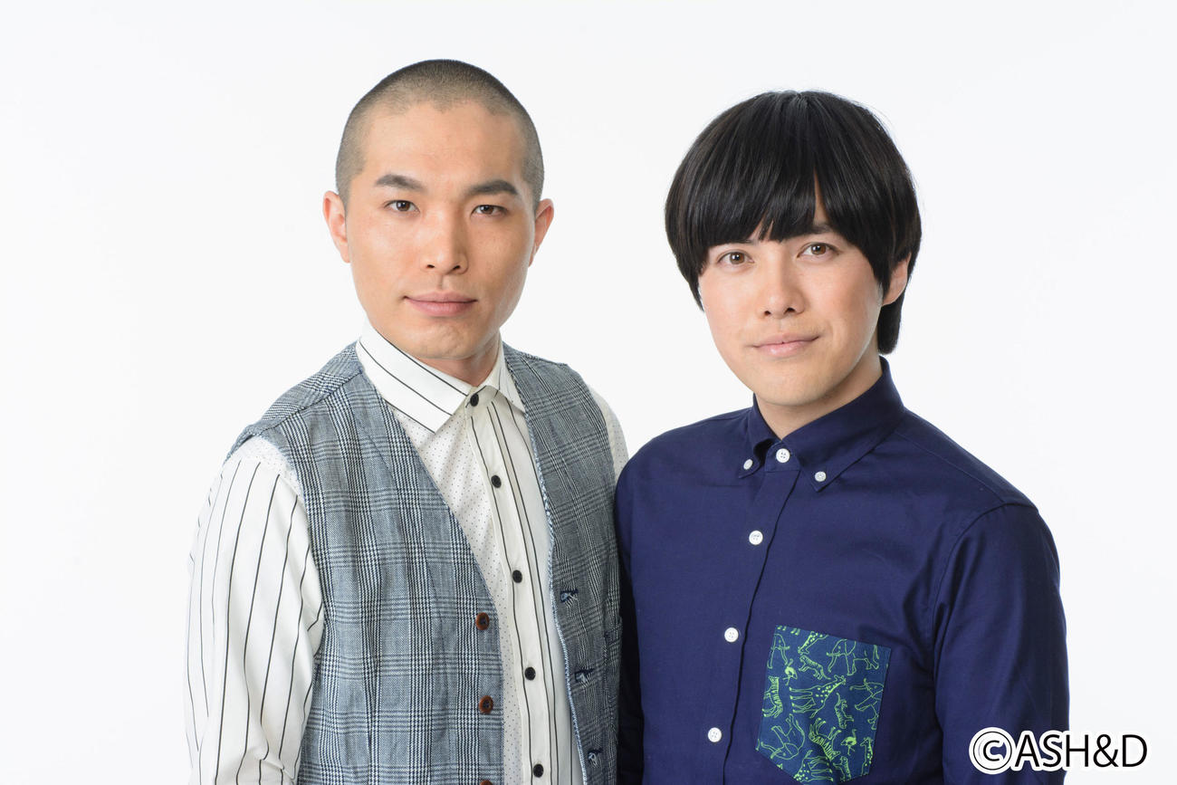 ラブレターズの塚本直毅（左）の溜口佑太朗