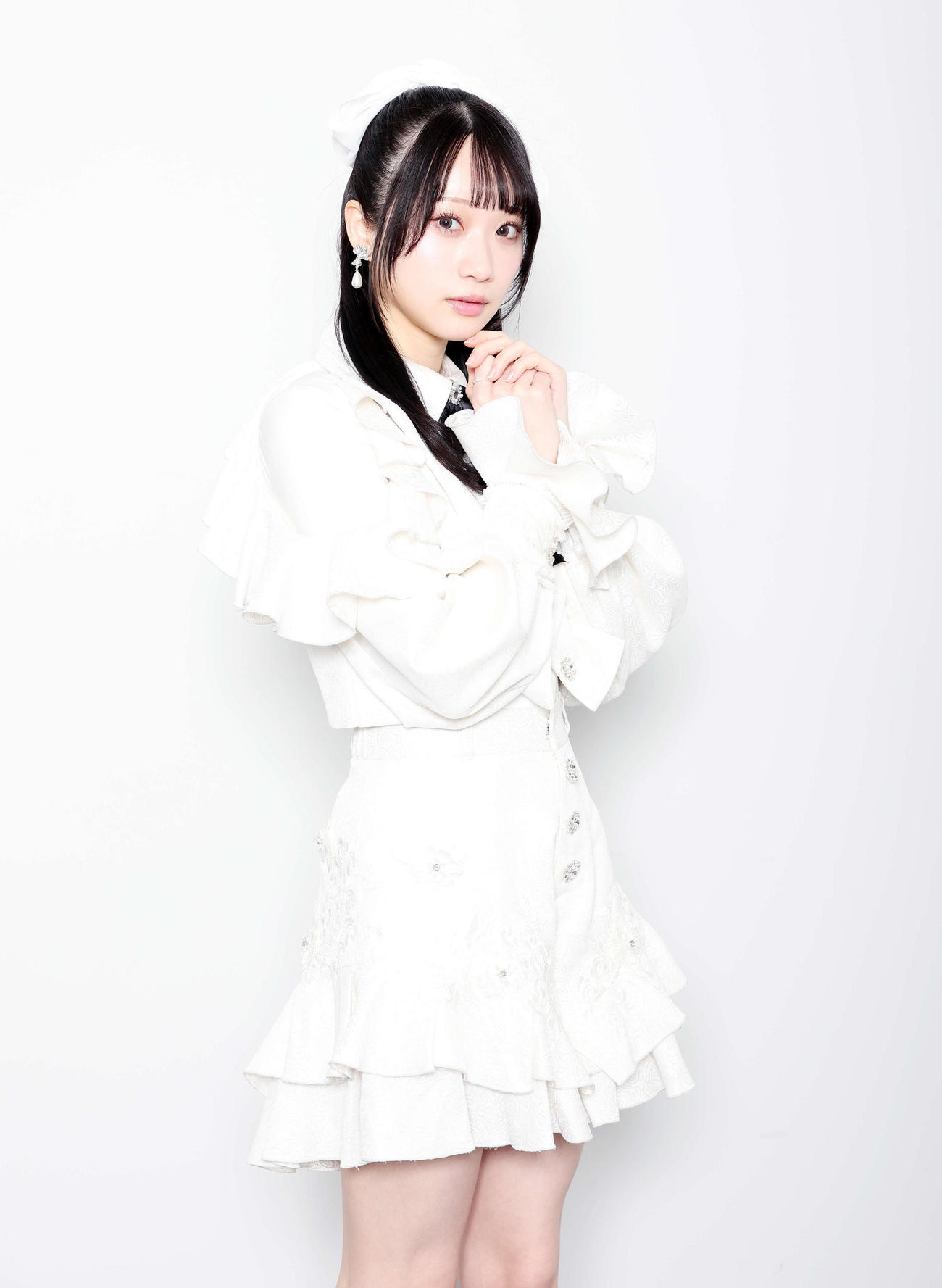 デビュー曲「ILU」を発表するRain Treeの橋本真希（撮影・鈴木正人）