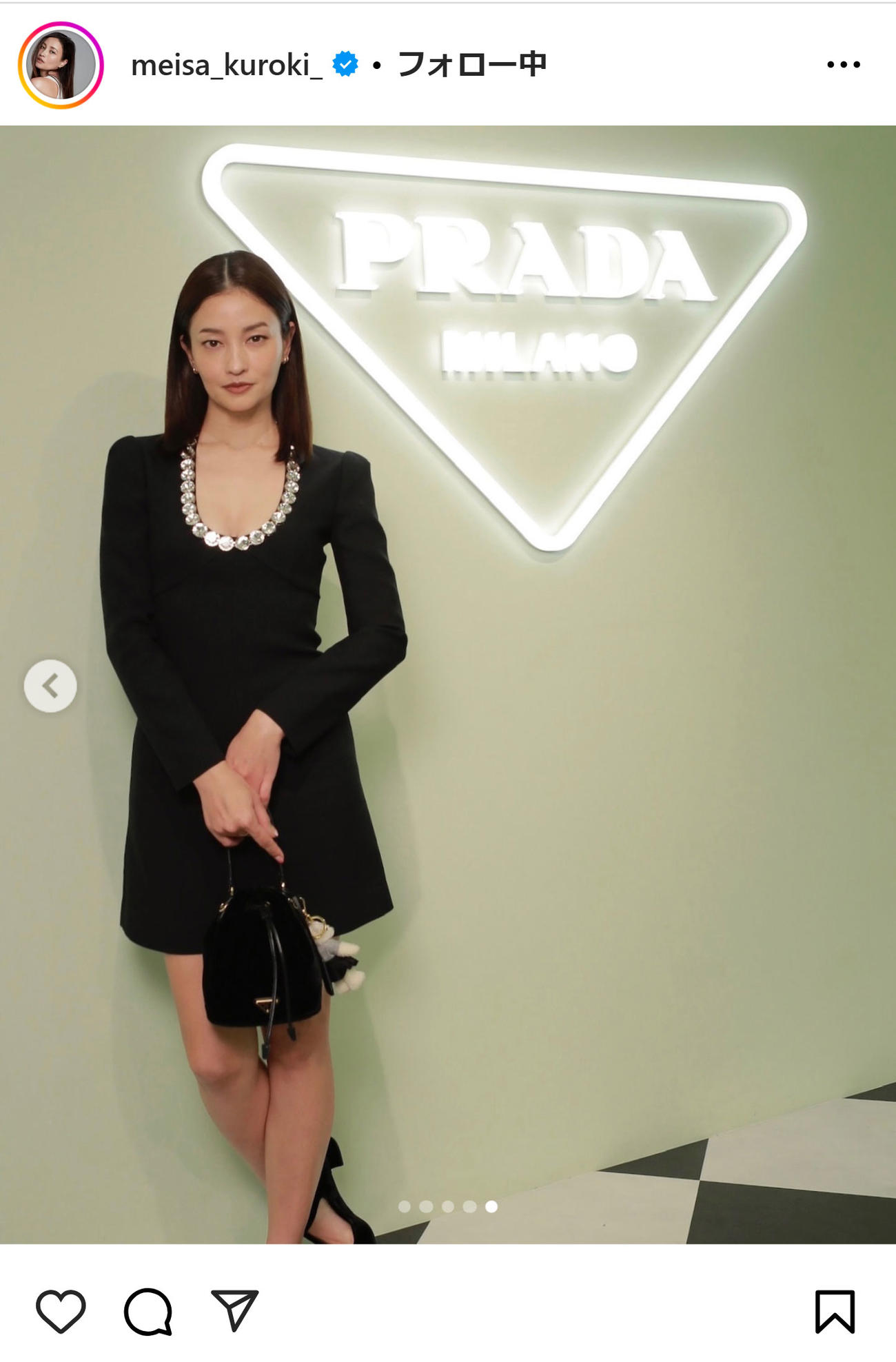 黒木メイサのインスタグラムから