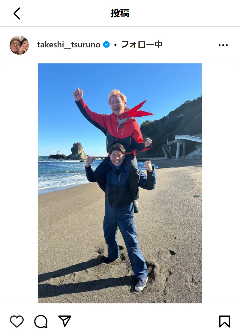 つるの剛士のインスタグラムから