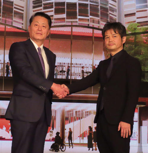 新・帝国劇場の概要発表　舞台と客席の向き90度変えエントランスからまっすぐ進んだ正面に配置