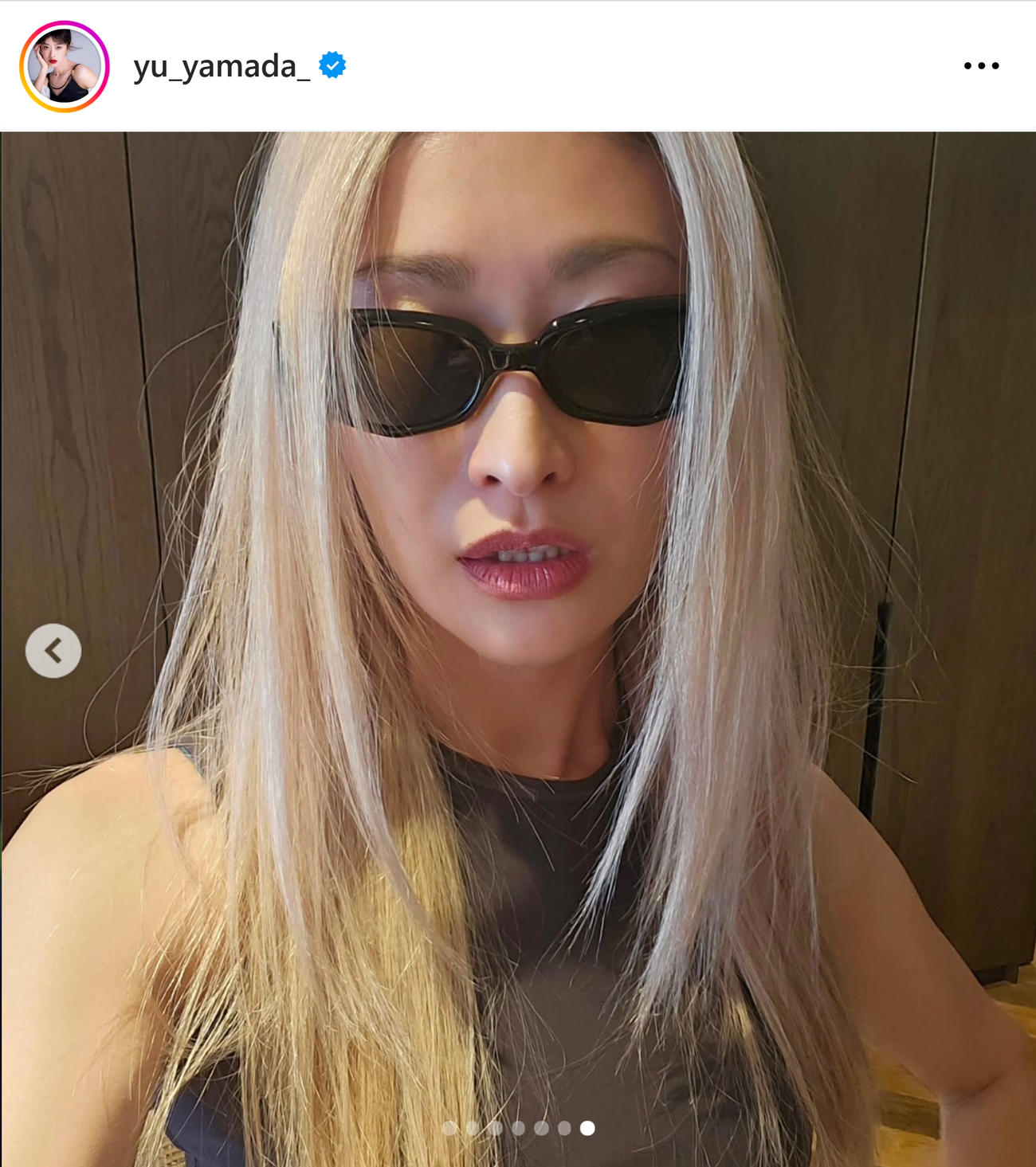 山田優のインスタグラムから