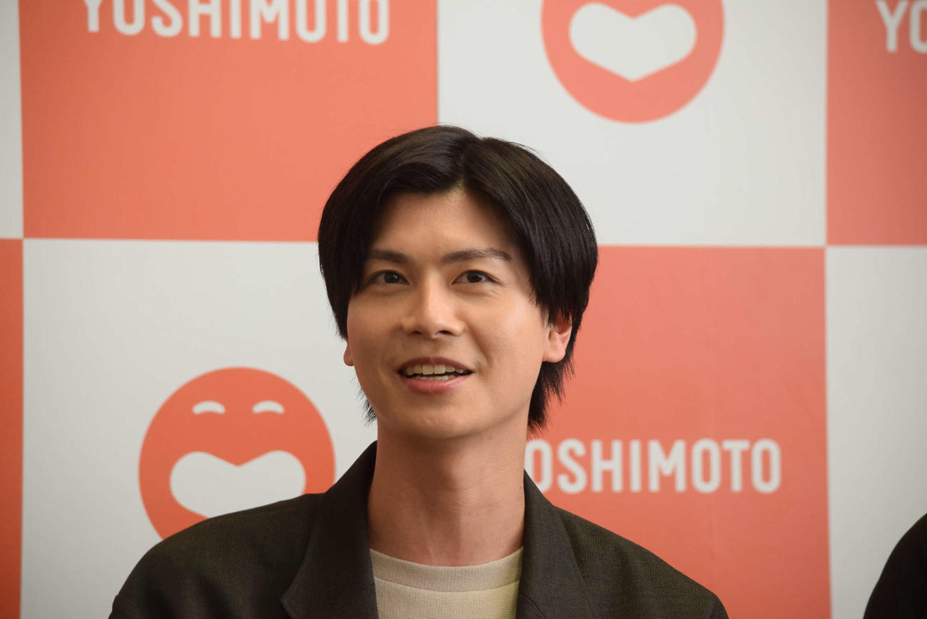 「舞台小説　ついてる！～めぐりめぐる、おむすび～」に出演する多和田任益（撮影・阪口孝志）