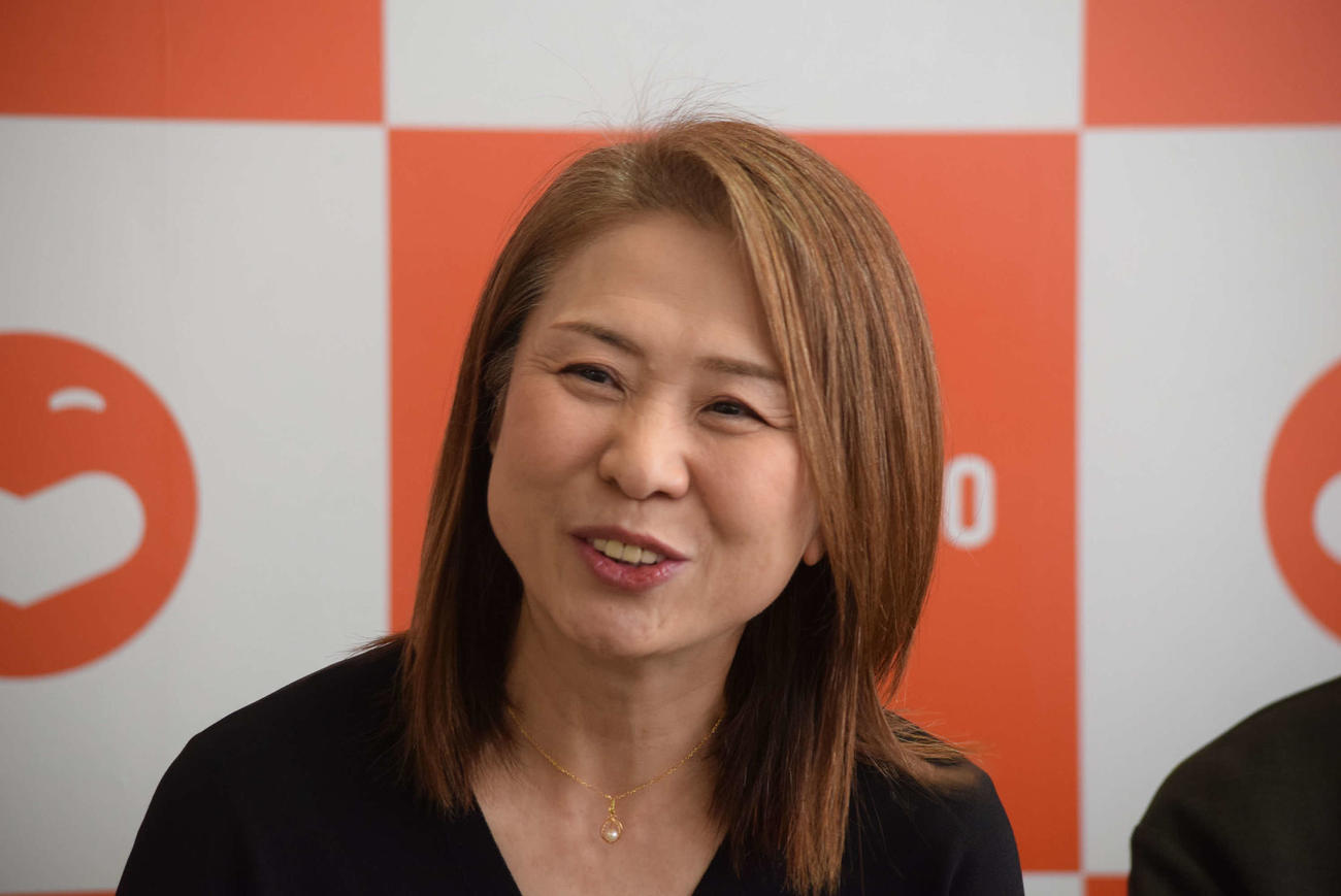「舞台小説　ついてる！～めぐりめぐる、おむすび～」に出演する山崎千惠子（撮影・阪口孝志）