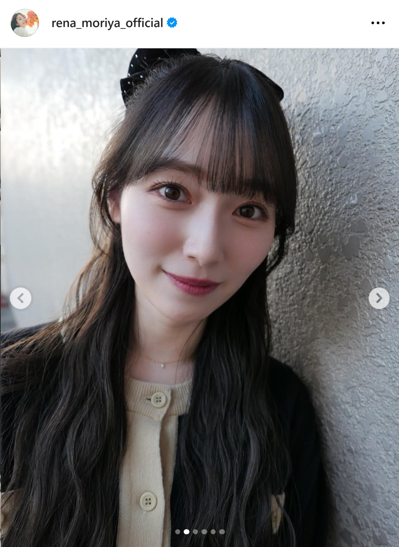 櫻坂46守屋麗奈のインスタグラムから