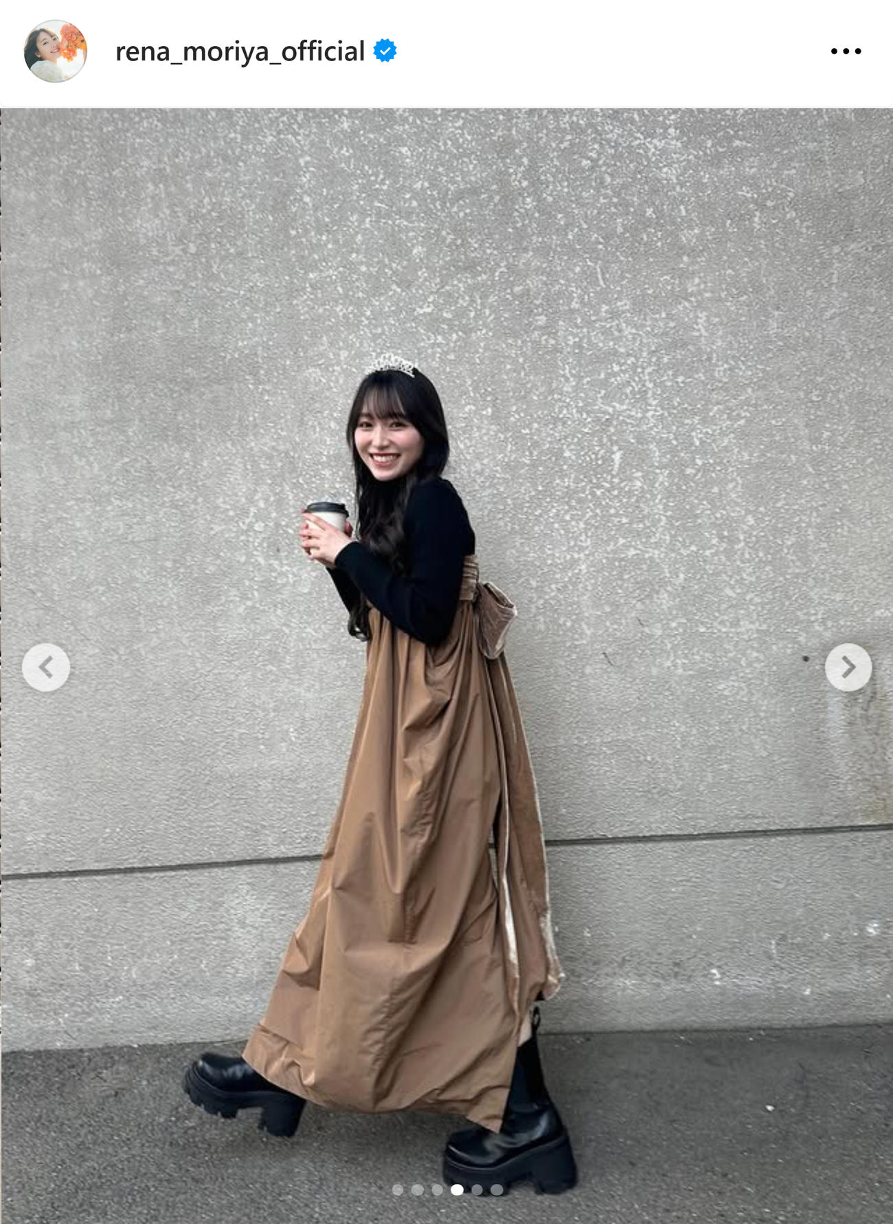 櫻坂46守屋麗奈のインスタグラムから