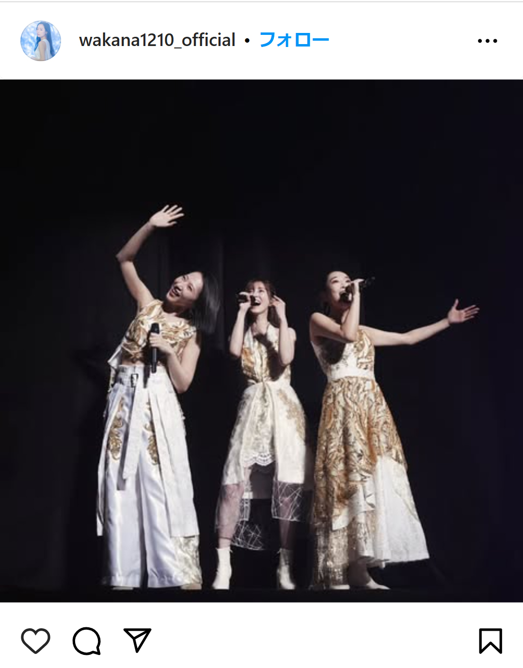 KalafinaのWakanaのインスタグラムから