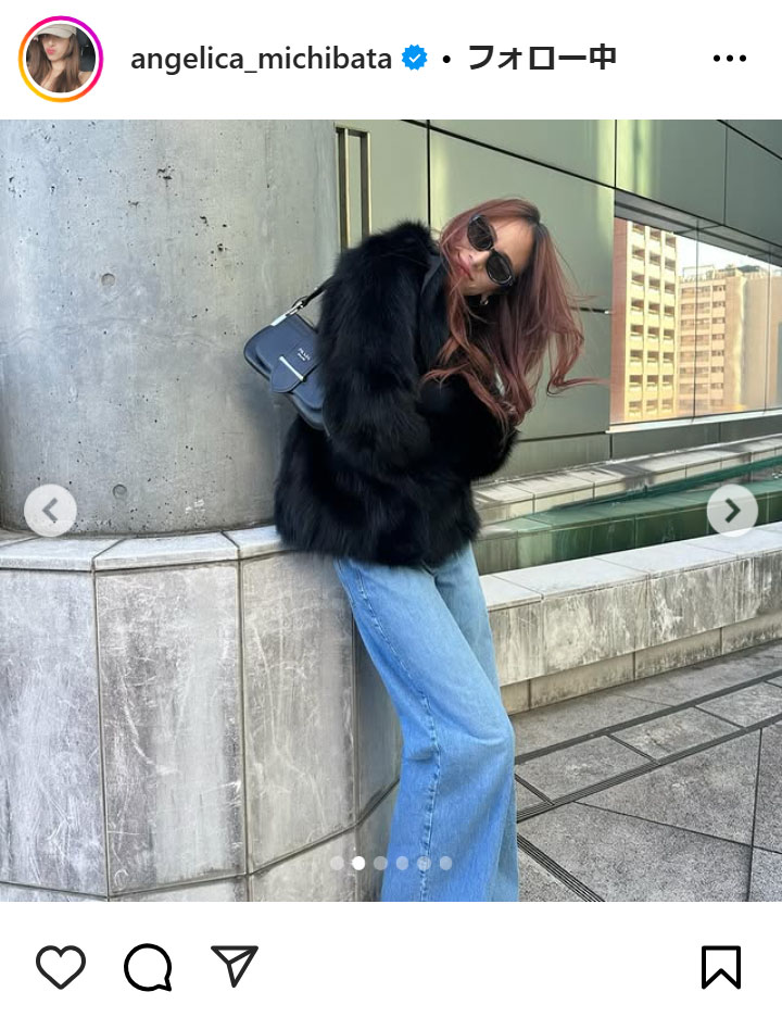 道端アンジェリカのインスタグラムから