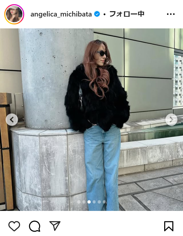 道端アンジェリカのインスタグラムから