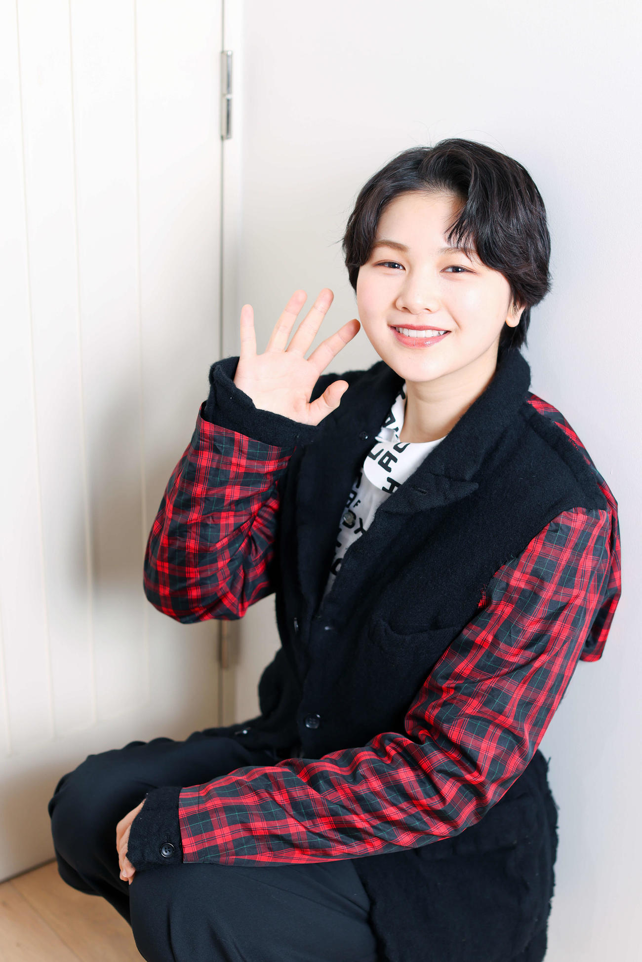 TBS系連続ドラマ日曜劇場「御上先生」に出演の白倉碧空（撮影・河田真司）