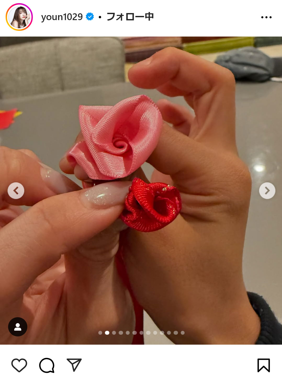 ヨンアのインスタグラムから