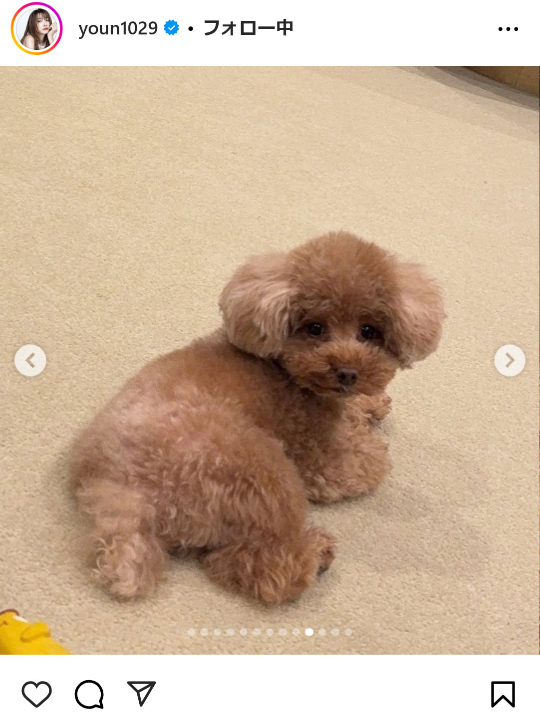 ヨンアのインスタグラムから