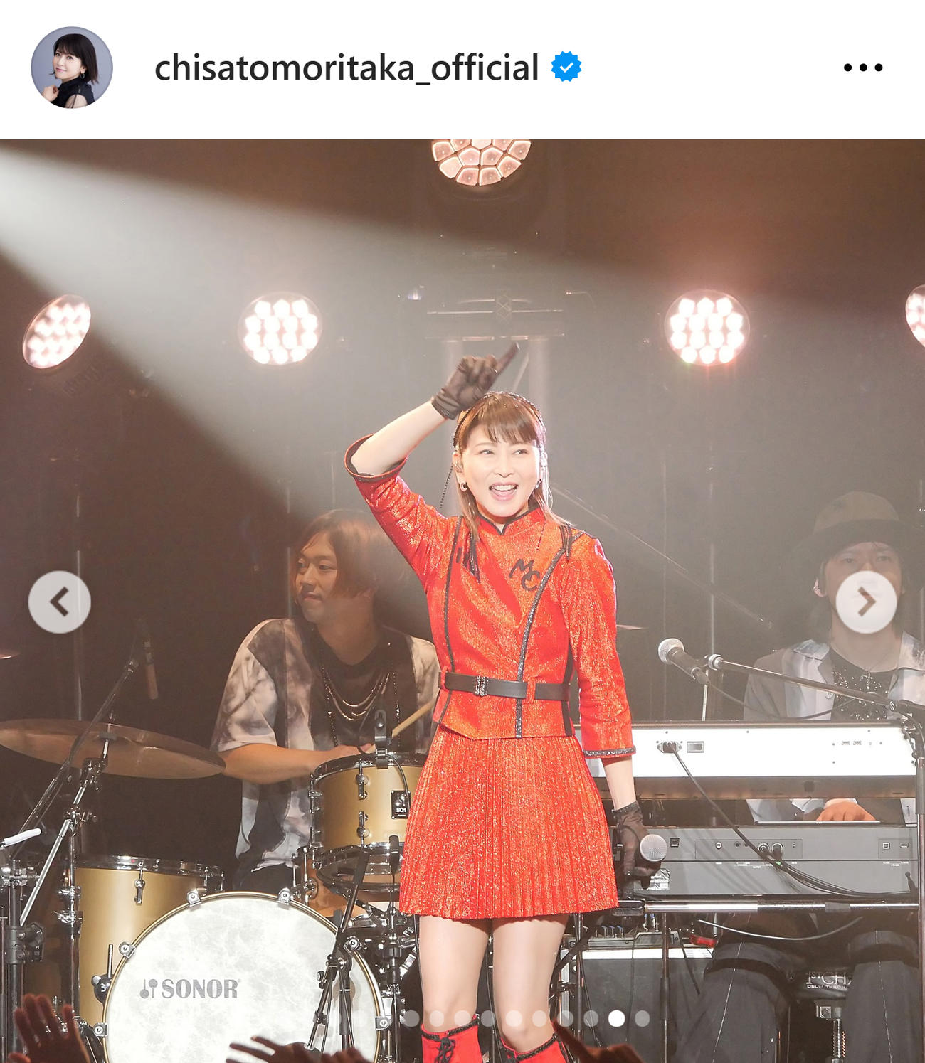 森高千里のインスタグラムから