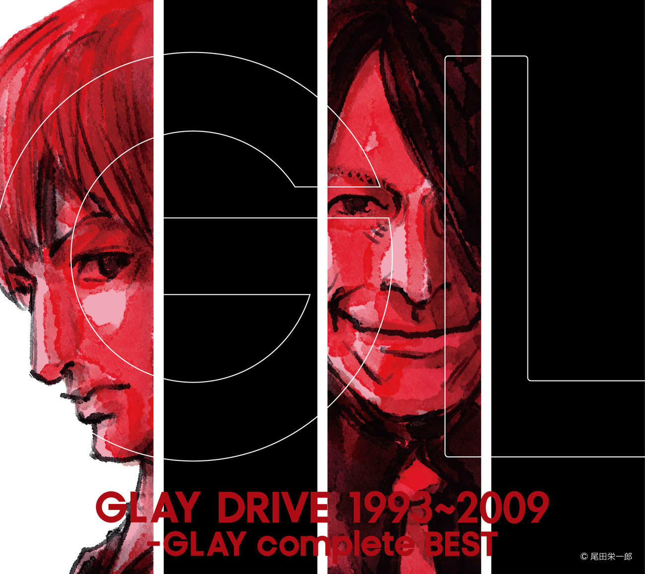 4月発売のGLAYベストアルバム「DRIVE 1993～2009－GLAY complete BEST」のジャケット写真