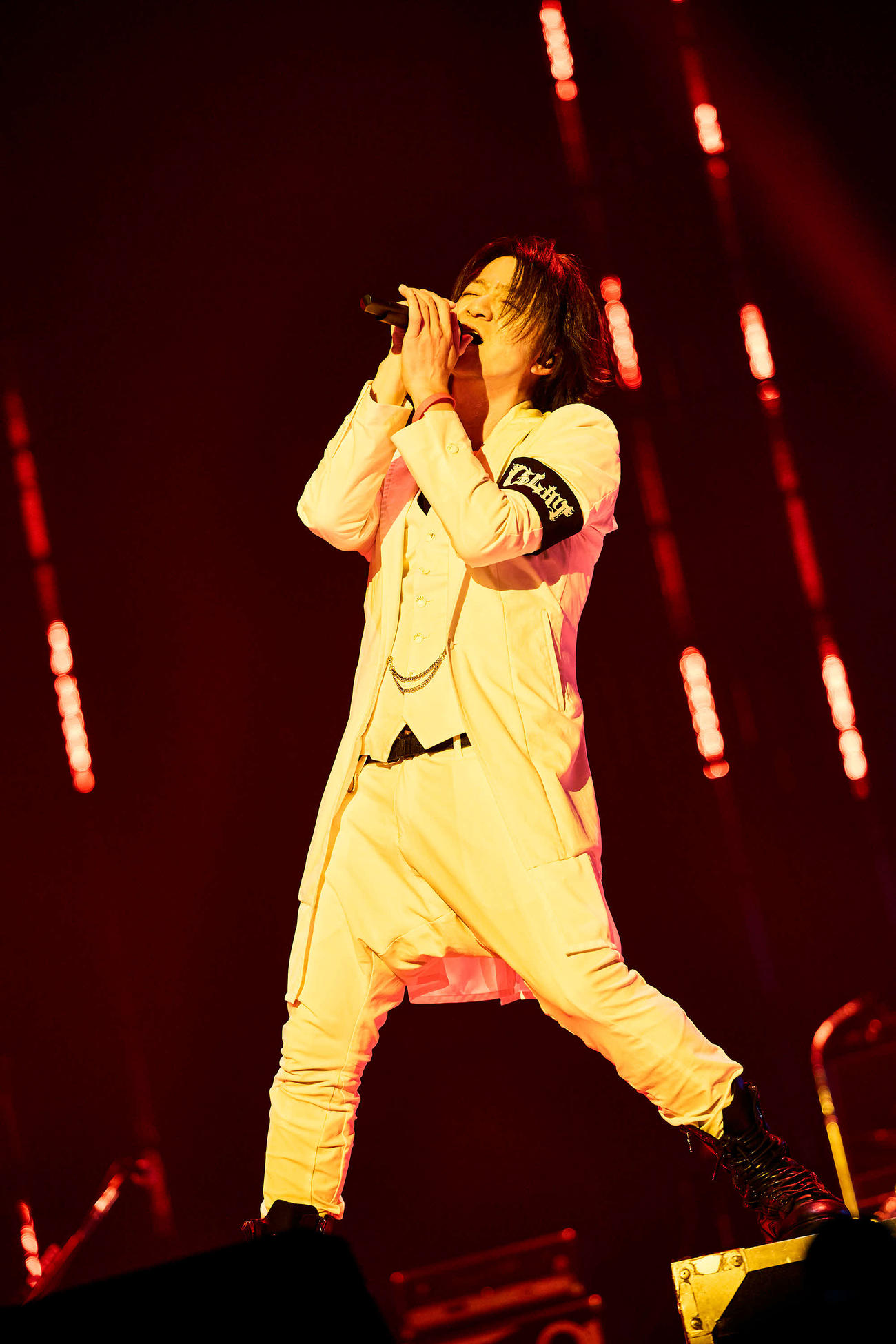 「GLAY 30th Anniversary ARENA TOUR 2024－2025”Back To The Pops”Presented by GLAY EXPO」ツアーファイナルで歌唱するTERU
