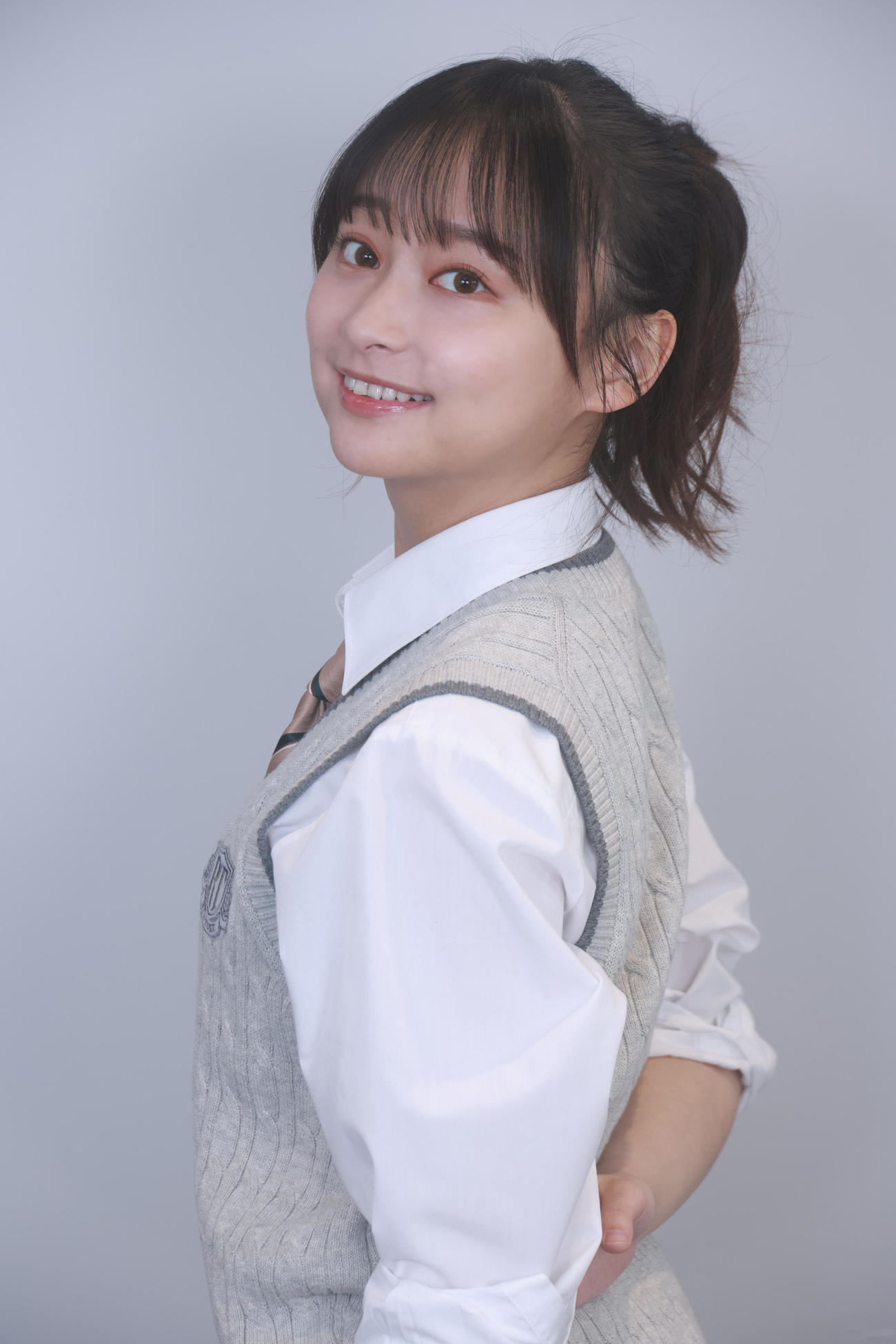 ドラマ「御上先生」への意気込みや今後の抱負を語った影山優佳（撮影・中島郁夫）