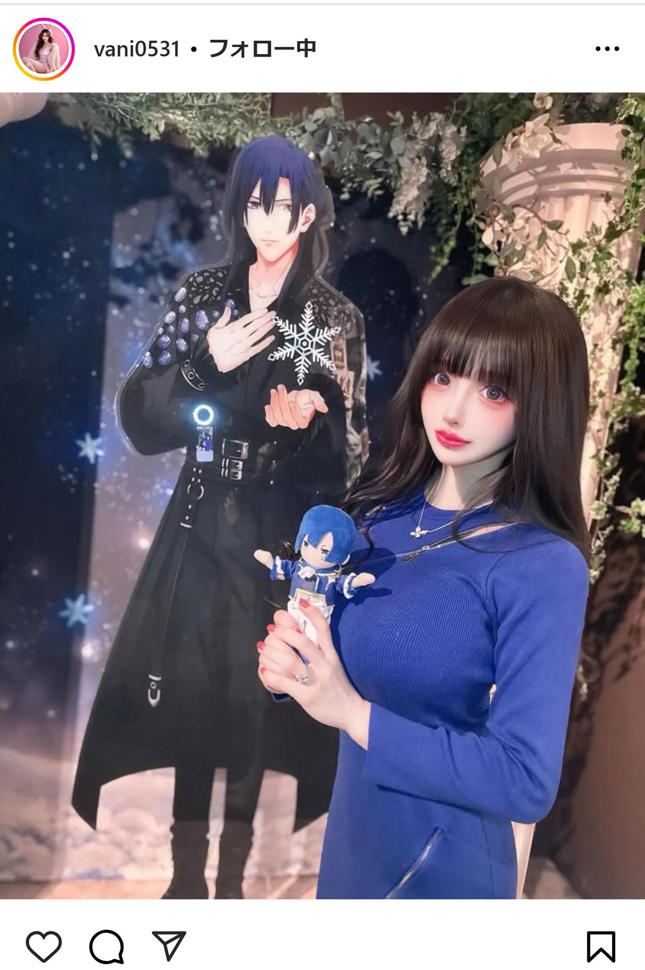 ヴァニラのインスタグラムから