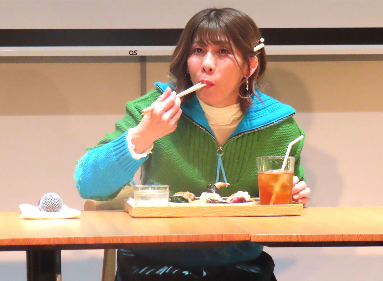 「大人のみえたび　魅力発信」イベントに登壇した吉田沙保里さん