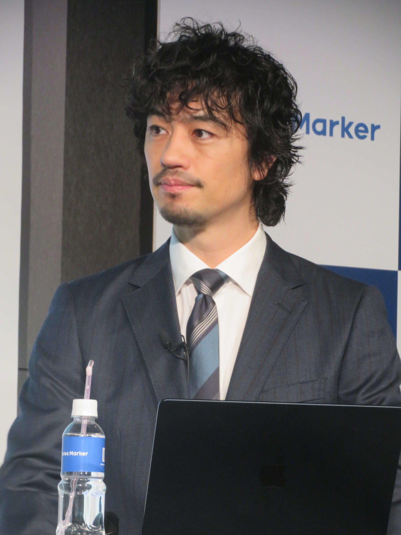 「Sales Marker　インテントセールス2.0」発表会に出席した斎藤工