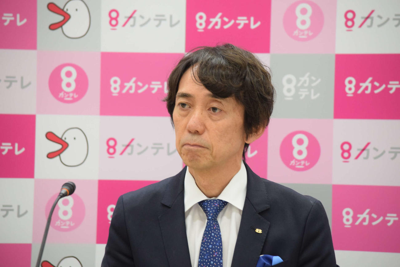 関西テレビの大多亮代表取締役社長（2024年6月撮影）
