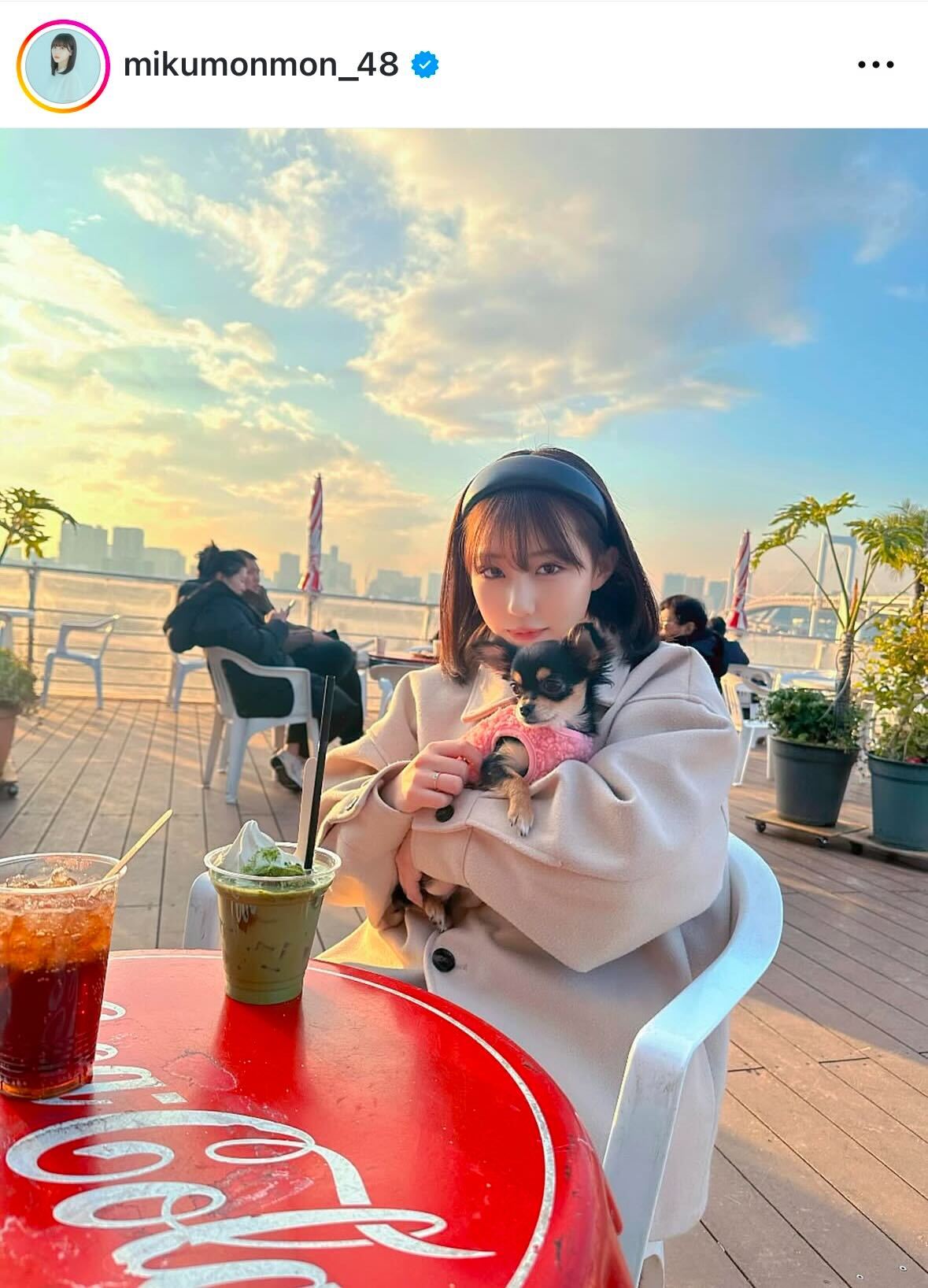 田中美久のインスタグラムから