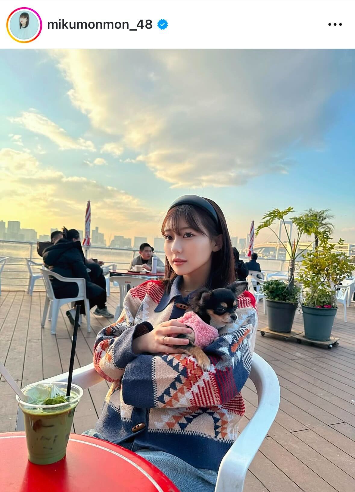 田中美久のインスタグラムから