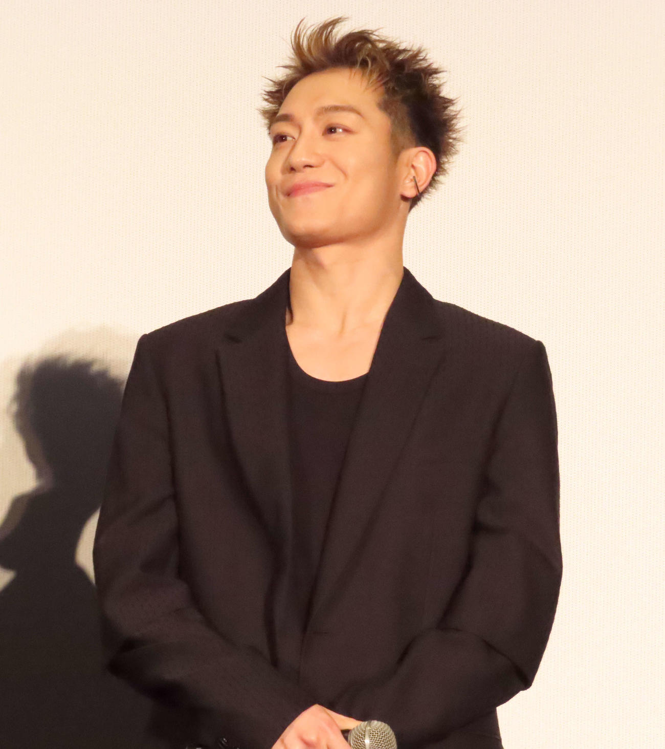 映画「僕らは人生で一回だけ魔法が使える」完成披露上映会に出席したIMP．椿泰我