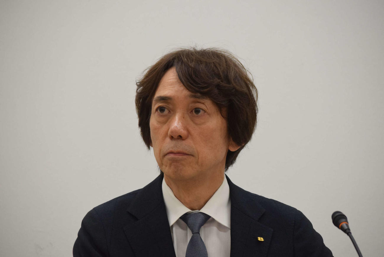 関西テレビの大多亮代表取締役社長（撮影・阪口孝志）