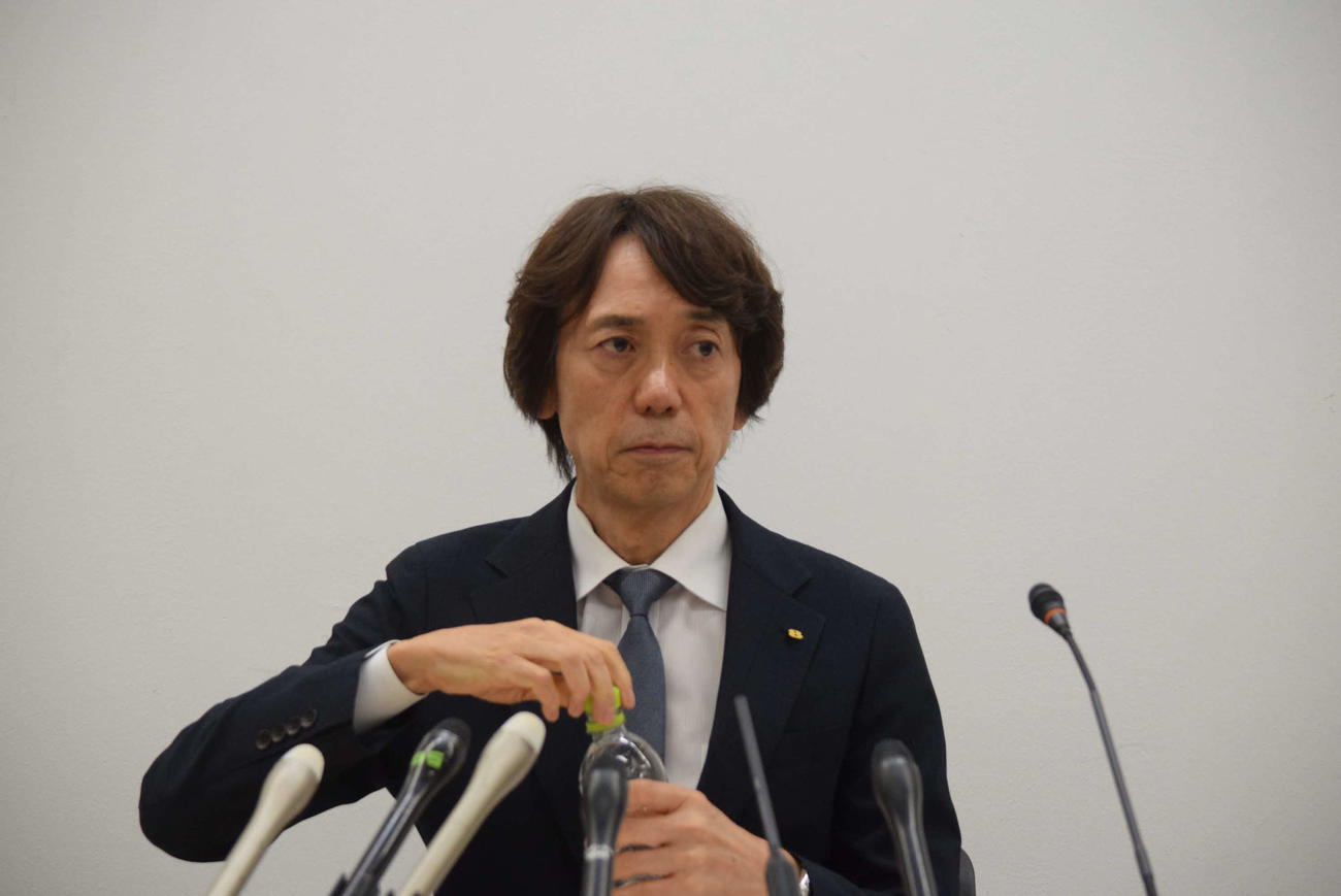 関西テレビの大多亮代表取締役社長（撮影・阪口孝志）